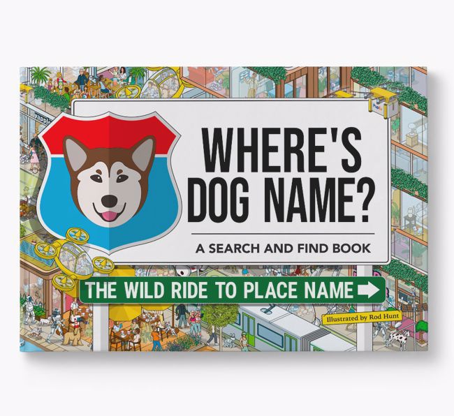Personalised Rescue Dog Book: Where's Dog Name? Volume 3